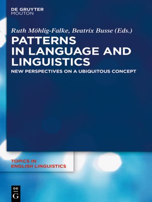 cover image of Patterns in Language and Linguistics